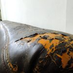 沙發修理前損壞情況