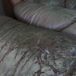 皮沙發換皮修理前