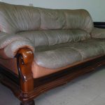 皮沙發換皮修理前