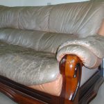 皮沙發換皮修理前