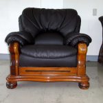 皮沙發換皮修理成品