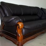 皮沙發換皮修理成品