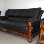 皮沙發換皮修理成品