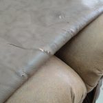 舊皮革與新皮布料比較