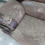 沙發皮革龜裂剝落