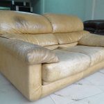 二人座沙發修理前