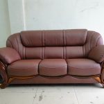 三人座沙發修理後