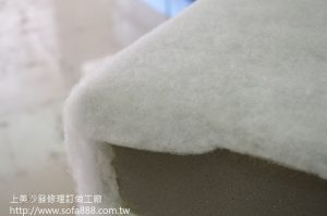 椅墊泡棉包覆絲棉