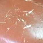 防貓抓皮沙發修理前