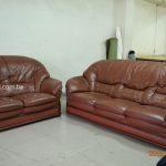 防貓抓皮沙發修理前