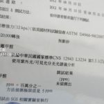 SGS耐磨檢驗報告