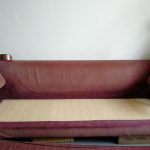 布沙發修理前