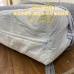 椅墊包覆高密度泡棉的內裡採用堅韌的車縫