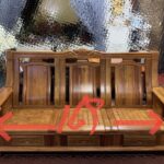 客戶提供的實木椅照片與尺寸