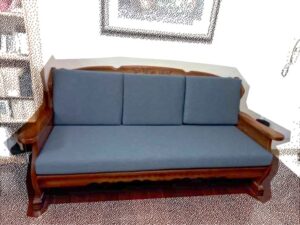 客戶所傳來的椅墊就定位的相片