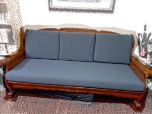 客戶所傳來的椅墊就定位的相片