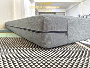 高密度泡棉與涼感布訂做的沙發椅墊