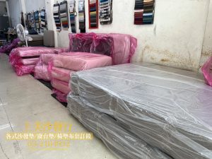 高密度泡棉與涼感布訂做的沙發椅墊